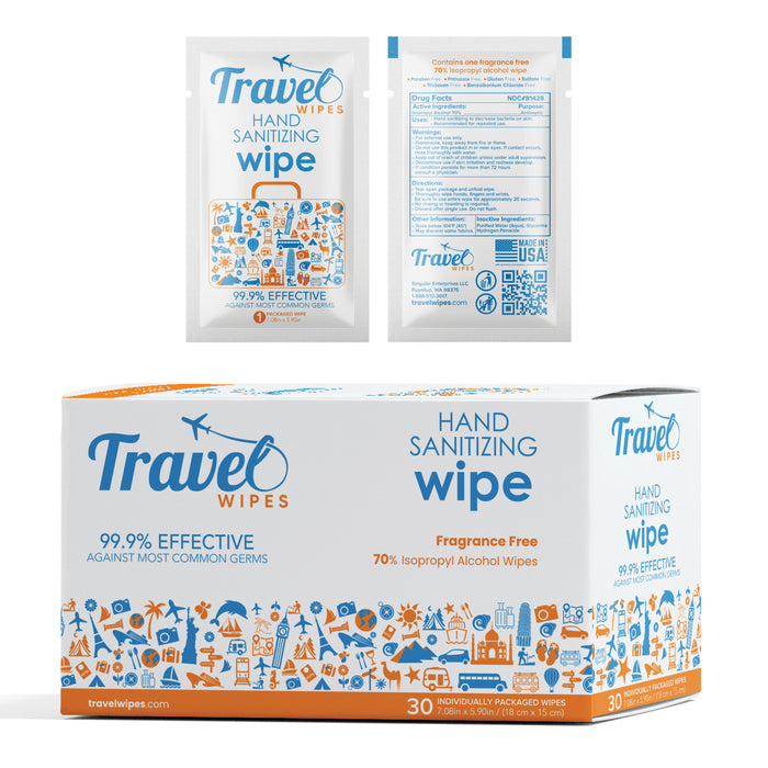 All Natural, Sanitizing Hand Wipes — Wipeys - Travel Wipes