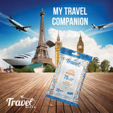 Hand Sanitizing Travel Wipes – 75% Travel Size Alcohol Wipes, (10x20ct Packs, 200ct) - Large Wipes, Fresh Citrus Scent, Moisturizing - Travel, Home, Office, Daily Use for Car, Bag, Purse, Airplane
