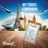 Hand Sanitizing Travel Wipes – 70% Travel Size Isopropyl Alcohol Wipes, (10x20ct Packs, 200ct) - Large Wipes, Unscented, Moisturizing - Travel, Home, Office, Daily Use for Car, Bag, Purse, Airplane